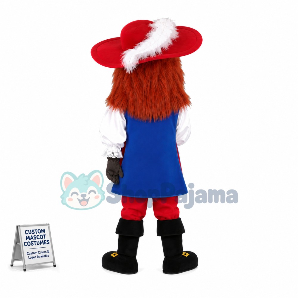 Athos Musketeer Mascot Costume 