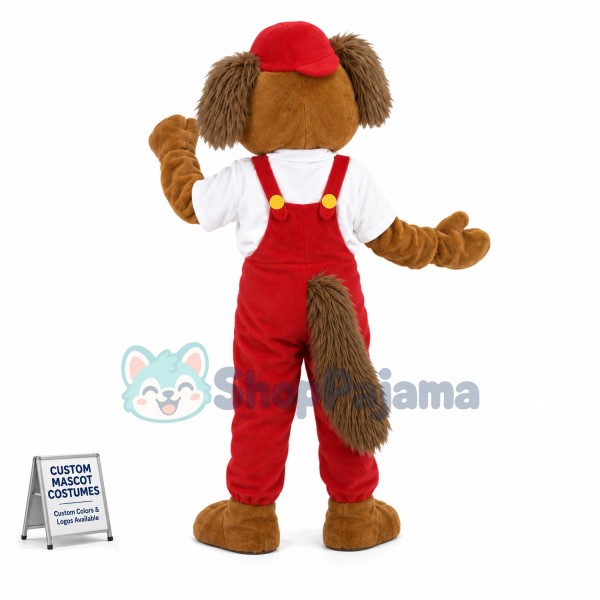 Beaver Boy Mascot Costume Fancy Dress Outfit