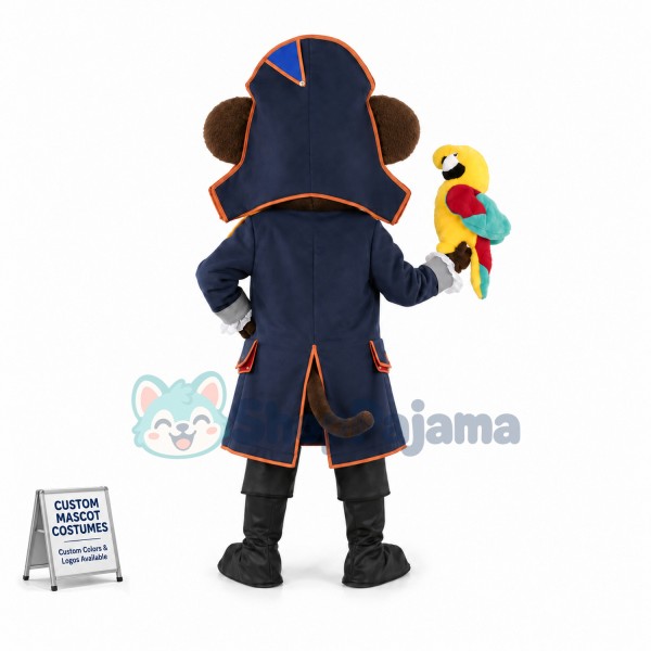 Captain Marine Mascot Costume 