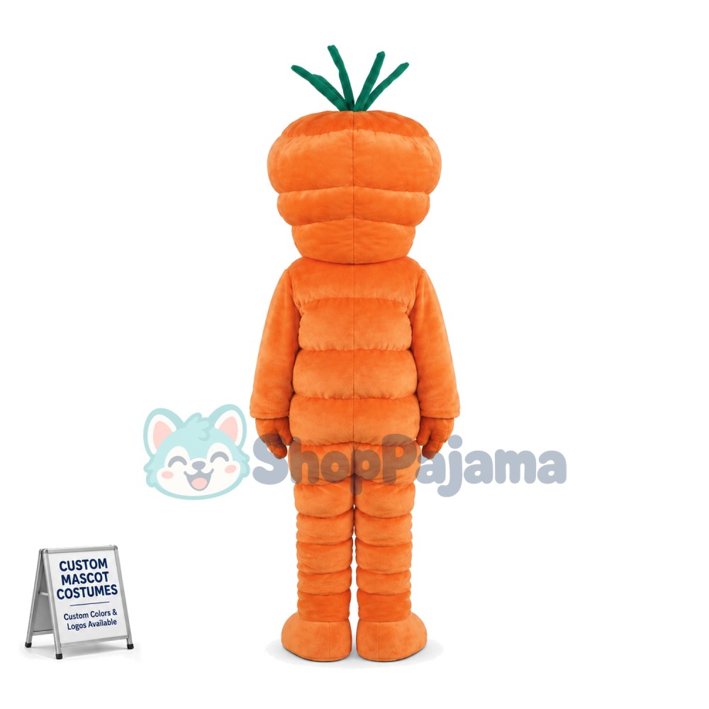 Carrot Man Mascot Costume