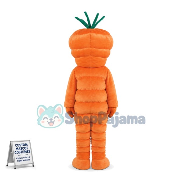 Carrot Man Mascot Costume