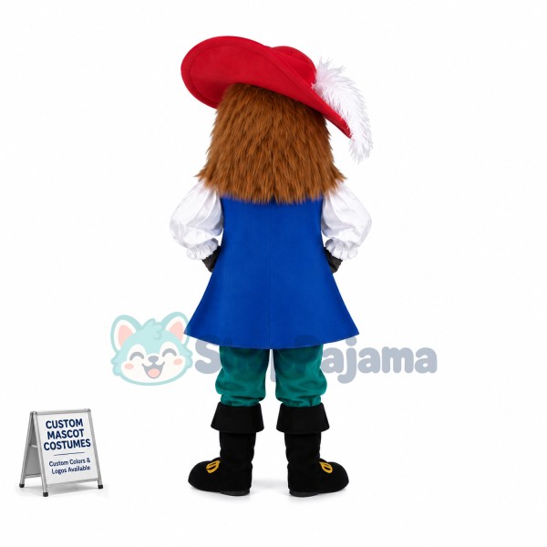 Aramis Musketeer Mascot Costume 