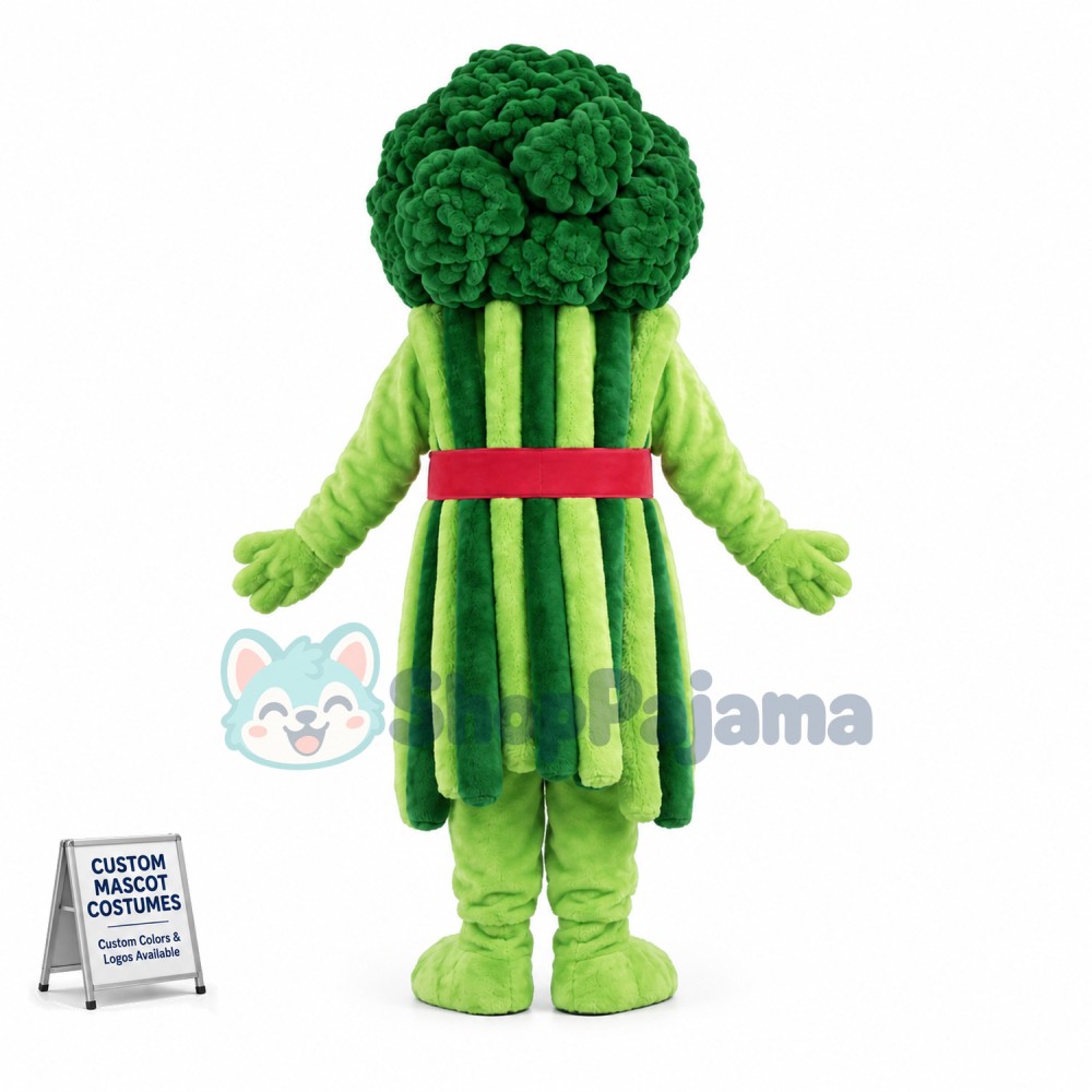 Broccoli Mascot Adult Costume