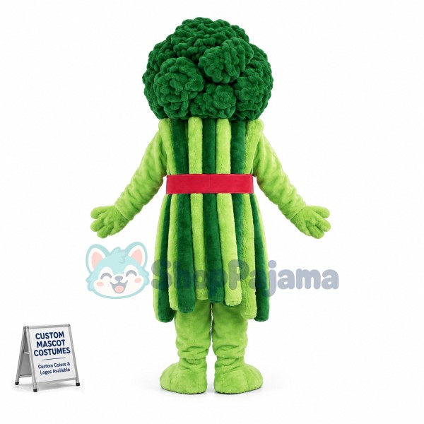 Broccoli Mascot Adult Costume