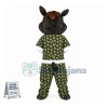 Lovely Black Wild Boar Mascot Adult Costume	