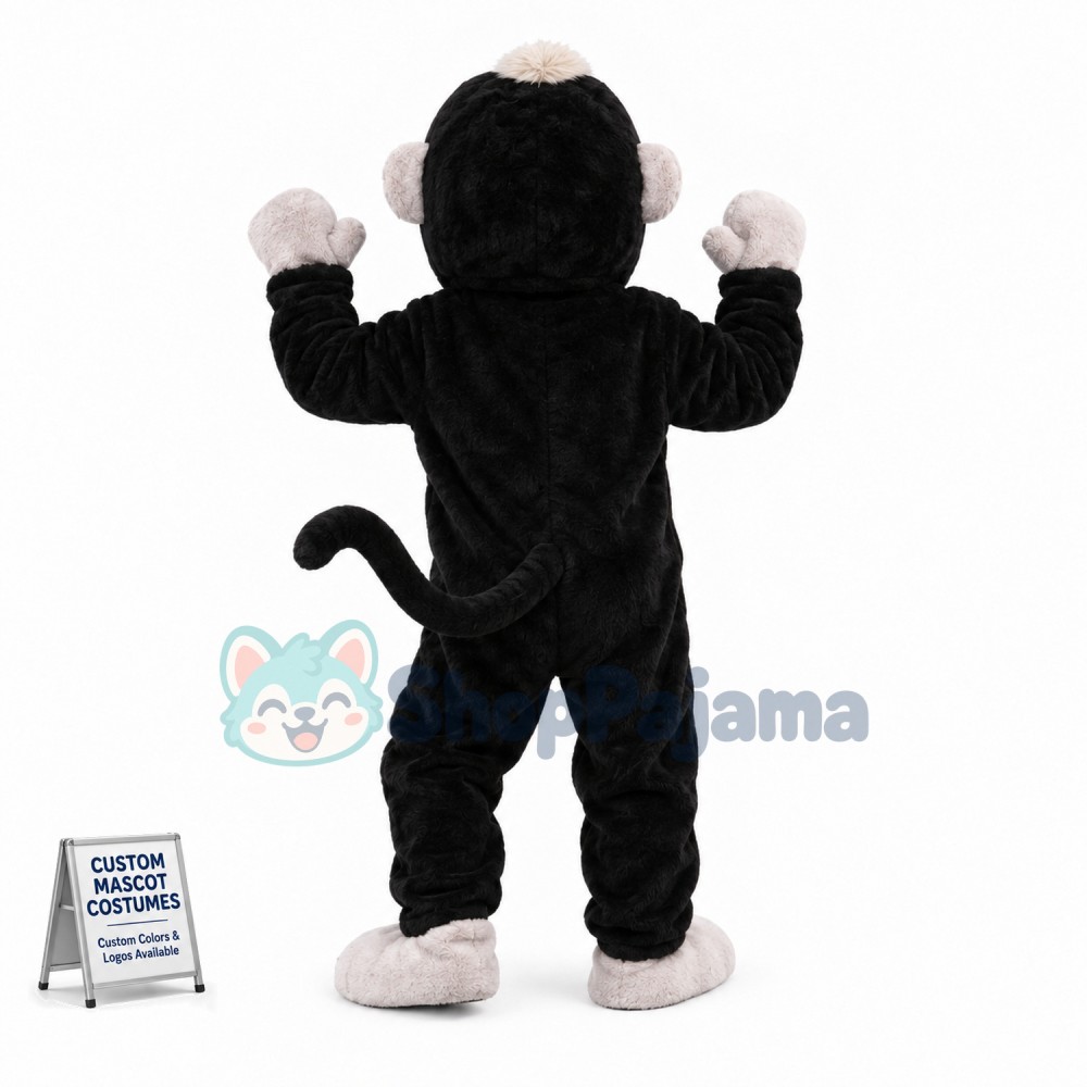 Black Monkey Mascot Costume 
