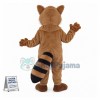 Brown Raccoon Mascot Costume