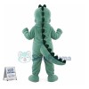 Fierce Green Alligator Mascot Adult Costume 