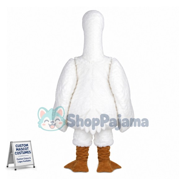 Mute Swan Mascot Costume 