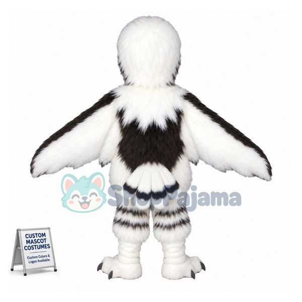 Baby Eagle Long Fur Mascot Costume