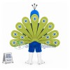 Peacock Mascot Adult Costume