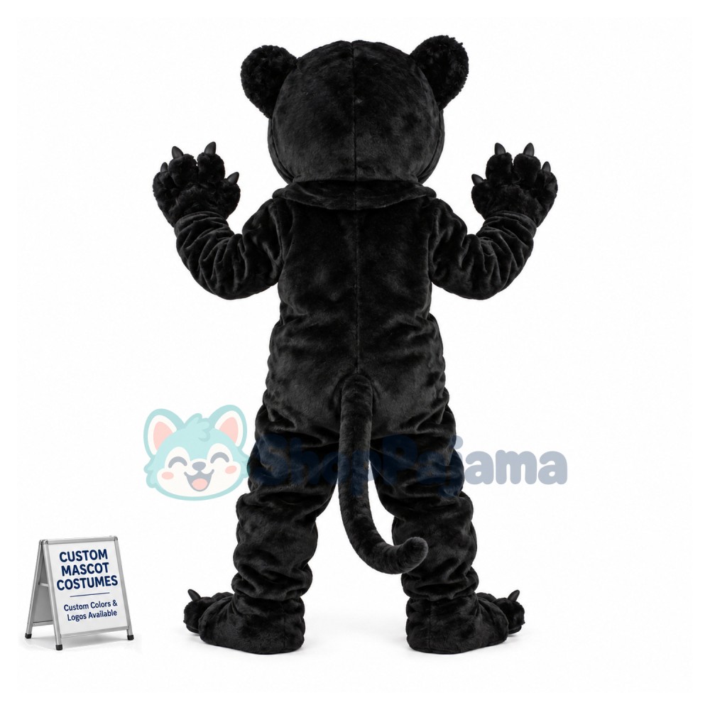 Black Panther Mascot Costume 
