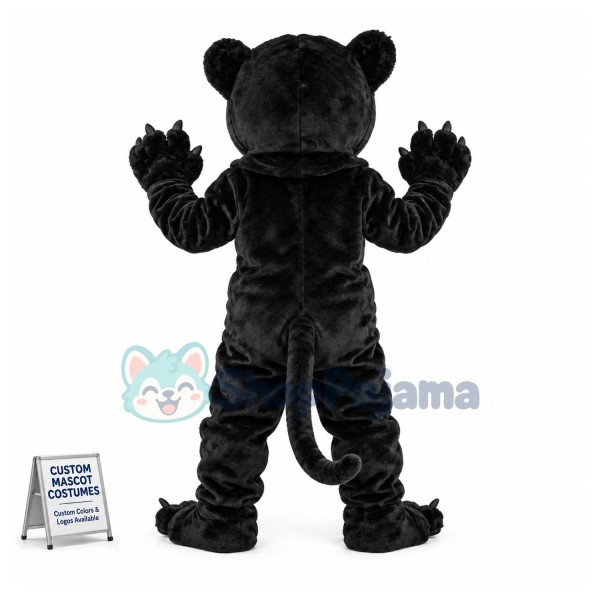 Black Panther Mascot Costume 