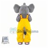Cute Grey Elephant Mascot Costume Fancy Dress Outfit