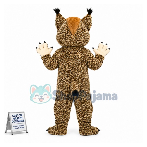 Lovely Lynx Mascot Costume 