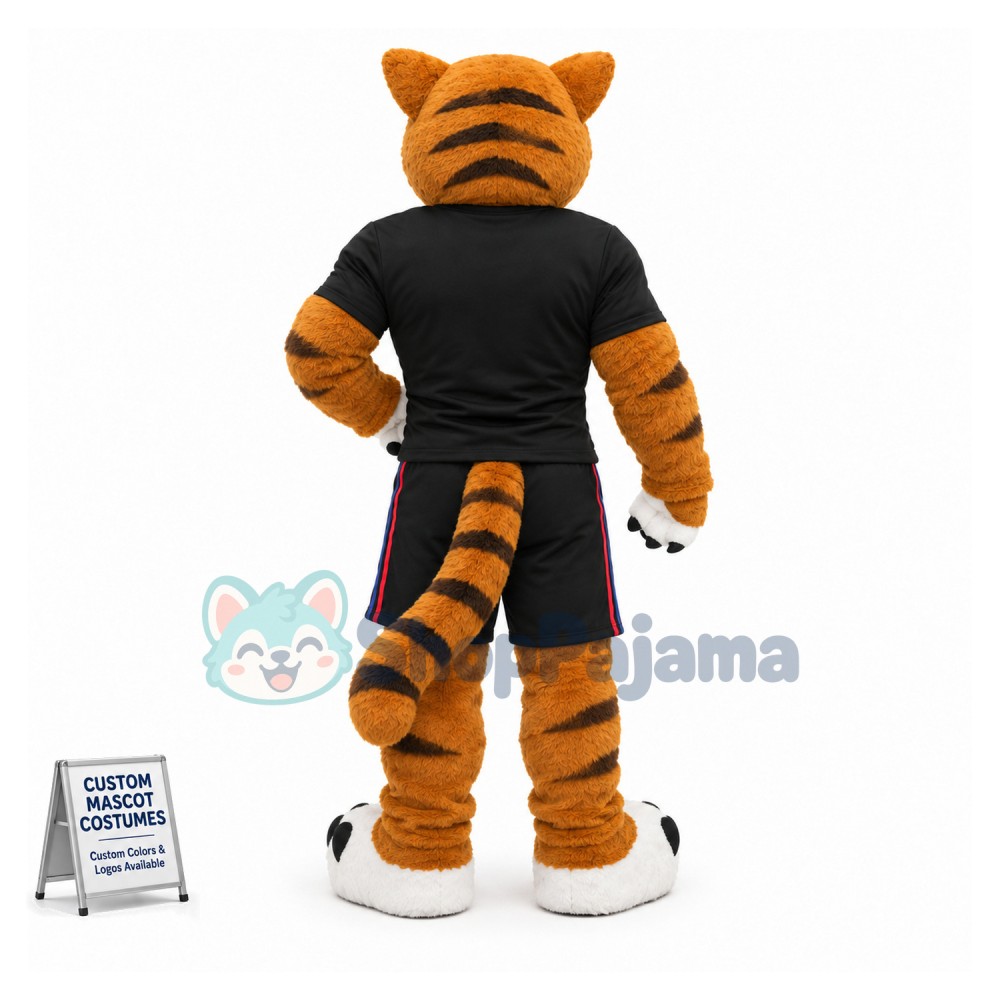 College Power Cougar Mascot Costume 