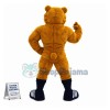 Americas Rugby Power Brown Bear Mascot Costume 