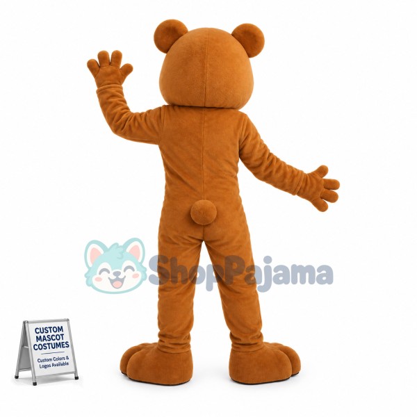 Amiable Scrubby Bear Mascot Costume 