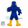 Power Blue Raven Mascot Costume 