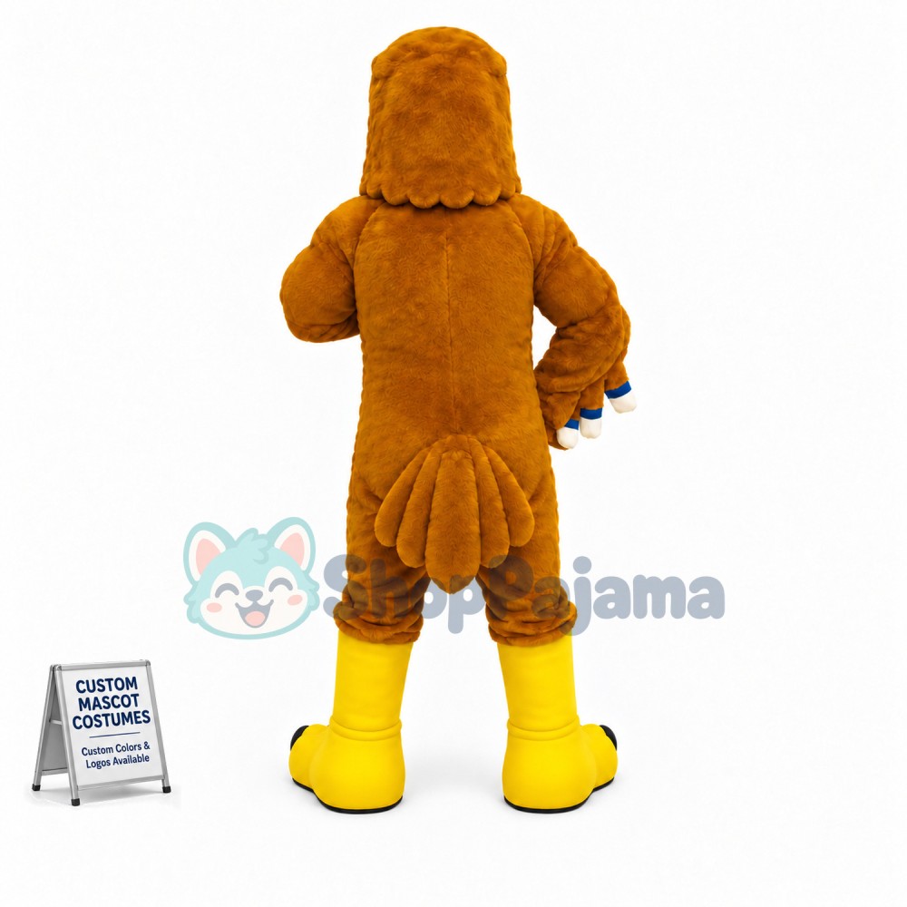 Power Golden Eagle High School Mascot Costume 
