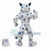 Power Gray Jaguar High School Mascot Costume 