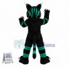 Confident Wildcat High School Mascot Costume 
