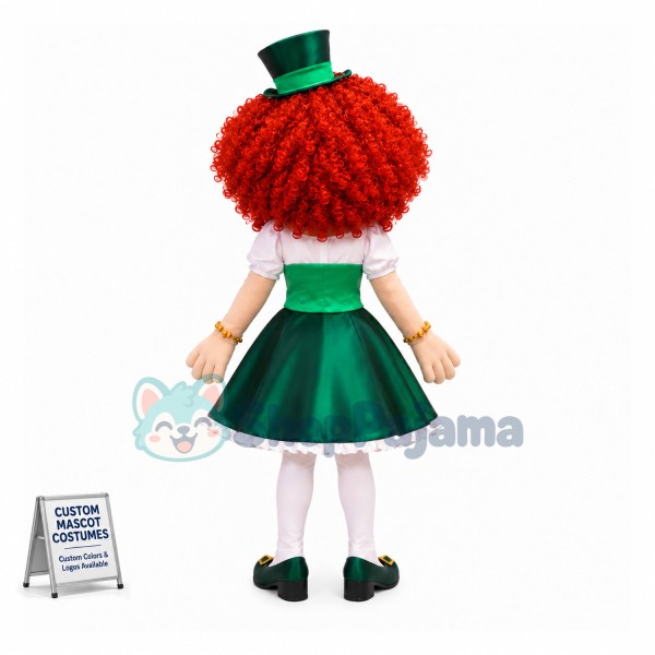 Lady Leprechaun Mascot Costume 