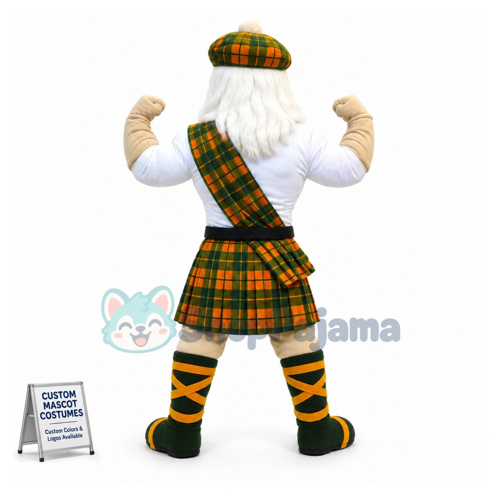 Power Scottish Highlander Mascot Costume 