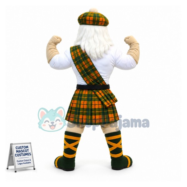 Power Scottish Highlander Mascot Costume 