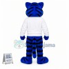 University Blue Tiger Mascot Costume 