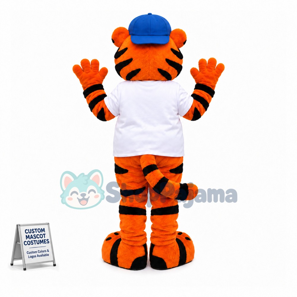 Baseball Baby Tiger Mascot Costume 