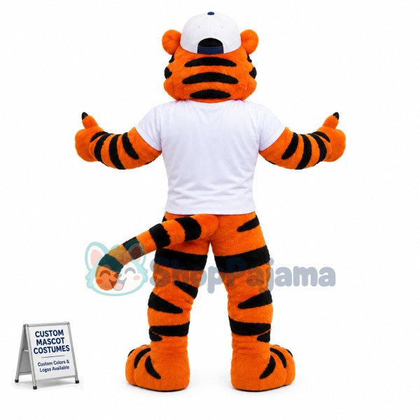 Baseball Adult Tiger Mascot Costume 