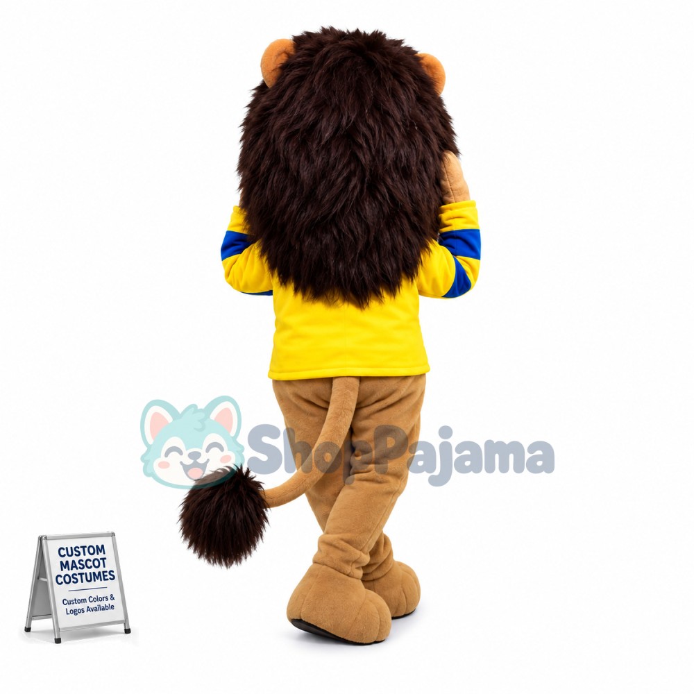 Big Lion Mascot Adult Costume 