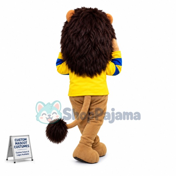 Big Lion Mascot Adult Costume 