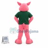 Adorable Pink Pig Mascot Adult Costume 