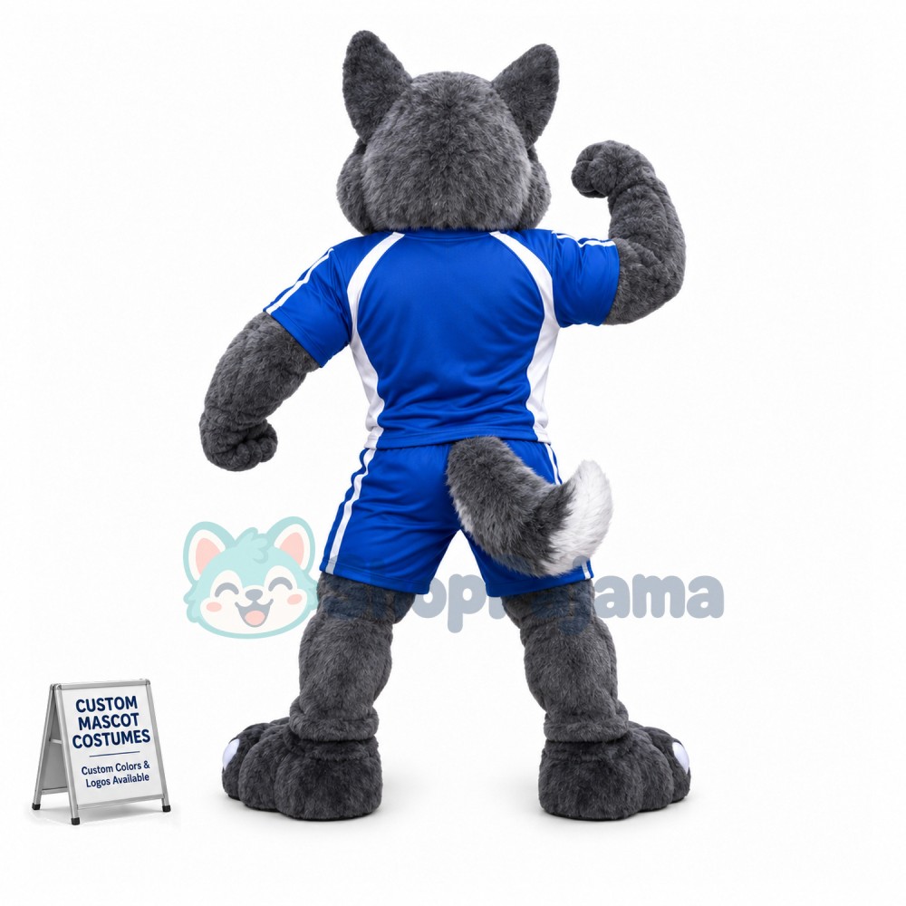 College Husky Mascot Costume 