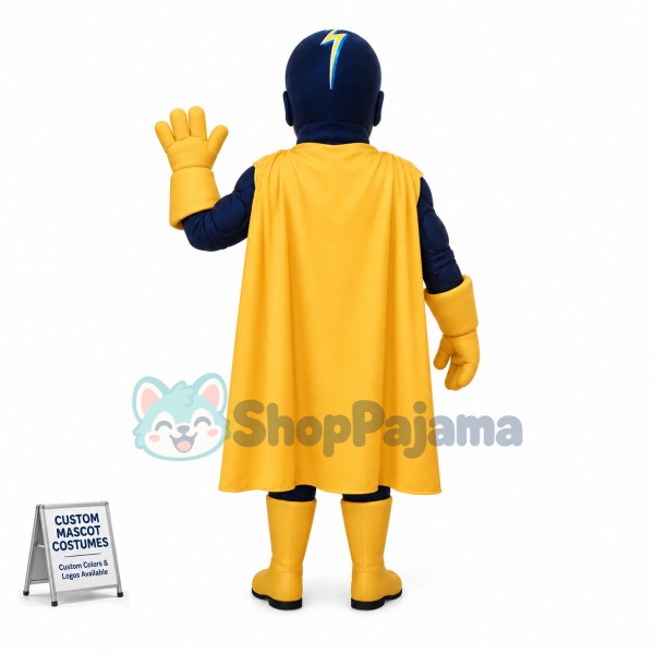 Captain Lightning Mascot Costume 