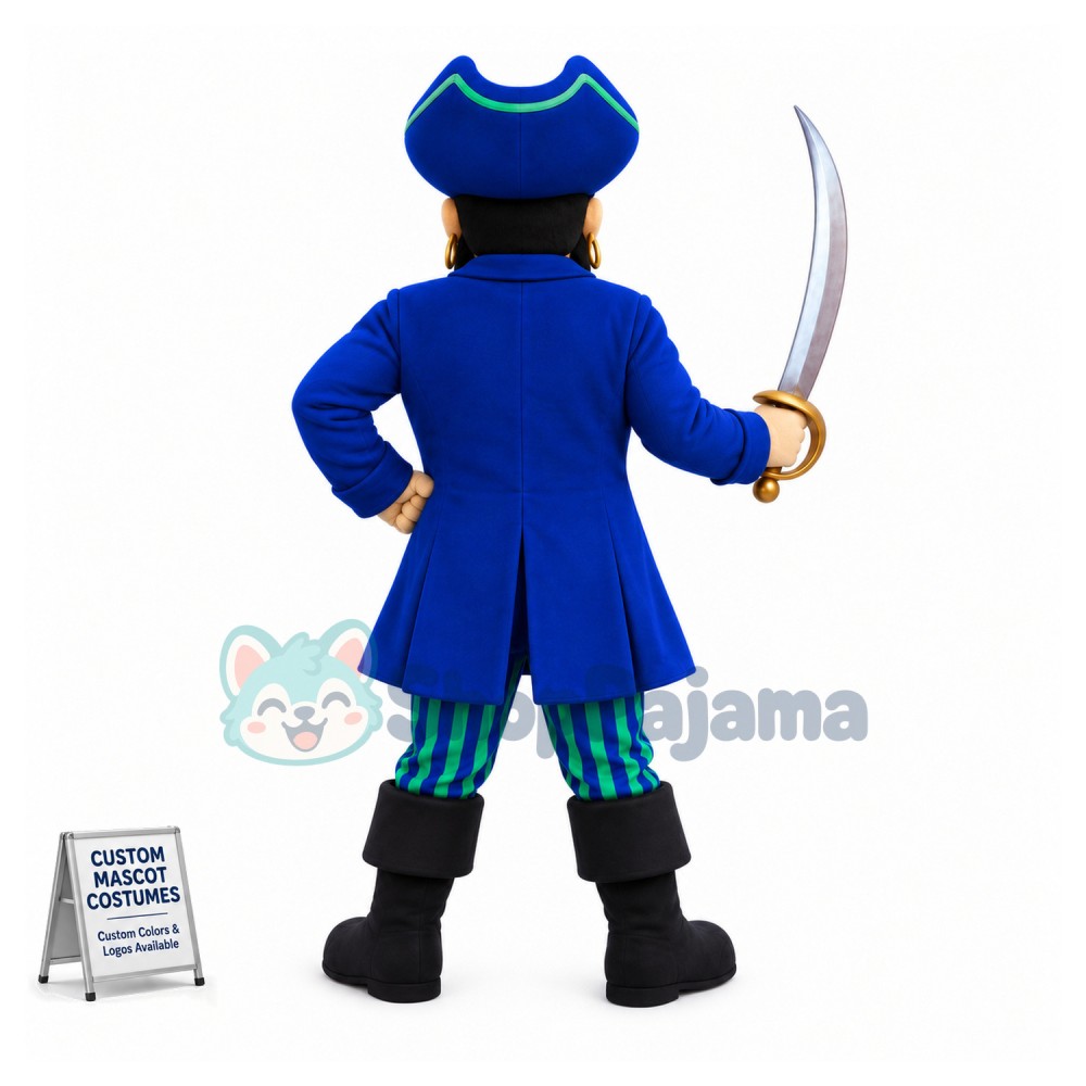 College Pirate Mascot Costume 