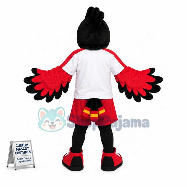Soccer Roadrunner Mascot Costume	
