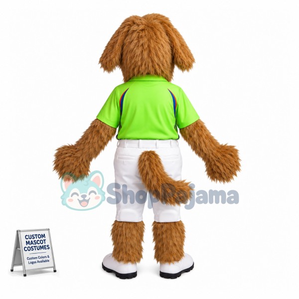 Lovely Light Brown Dog Mascot Costume 