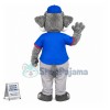 Baseball Gray Mammoth Lightweight Mascot Costume 