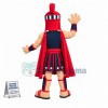Blue & Red Spartan Warrior Mascot Costume 
