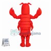 Happy Red Lobster Mascot Costume 