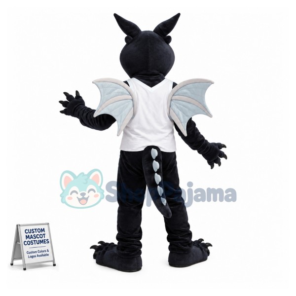 Black Dragon High School Mascot Costume	
