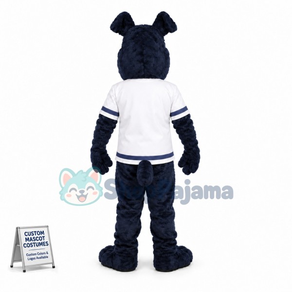Lovely Blue Terrier Dog Mascot Costume 