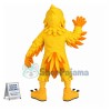 Screaming Golden Phoenix Mascot Costume 