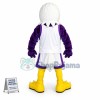 University Purple Eagle Mascot Costume 