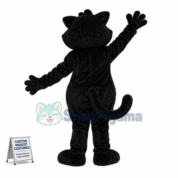 Lovely Black Cat Mascot Costume 