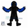 Fierce Black & Blue Raven Mascot Costume 