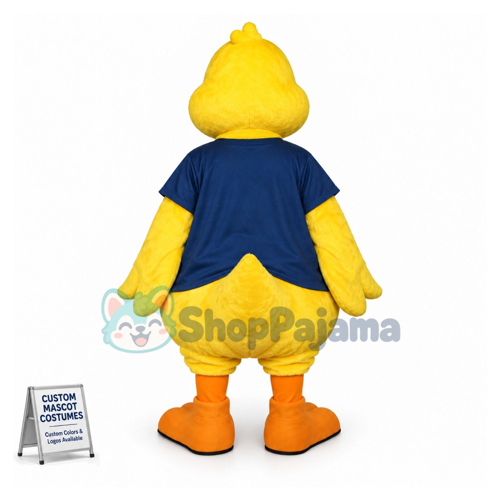 Yellow Duck Mascot Adult Costume	